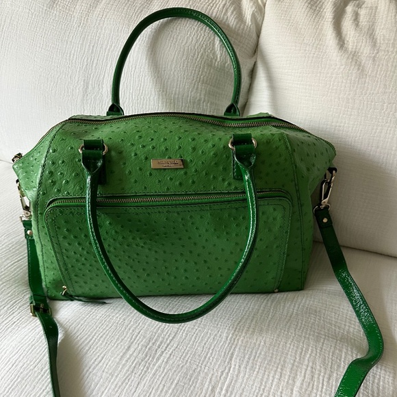 Kate Spade Handbags - Kate Spade Ostrich Bag - Green